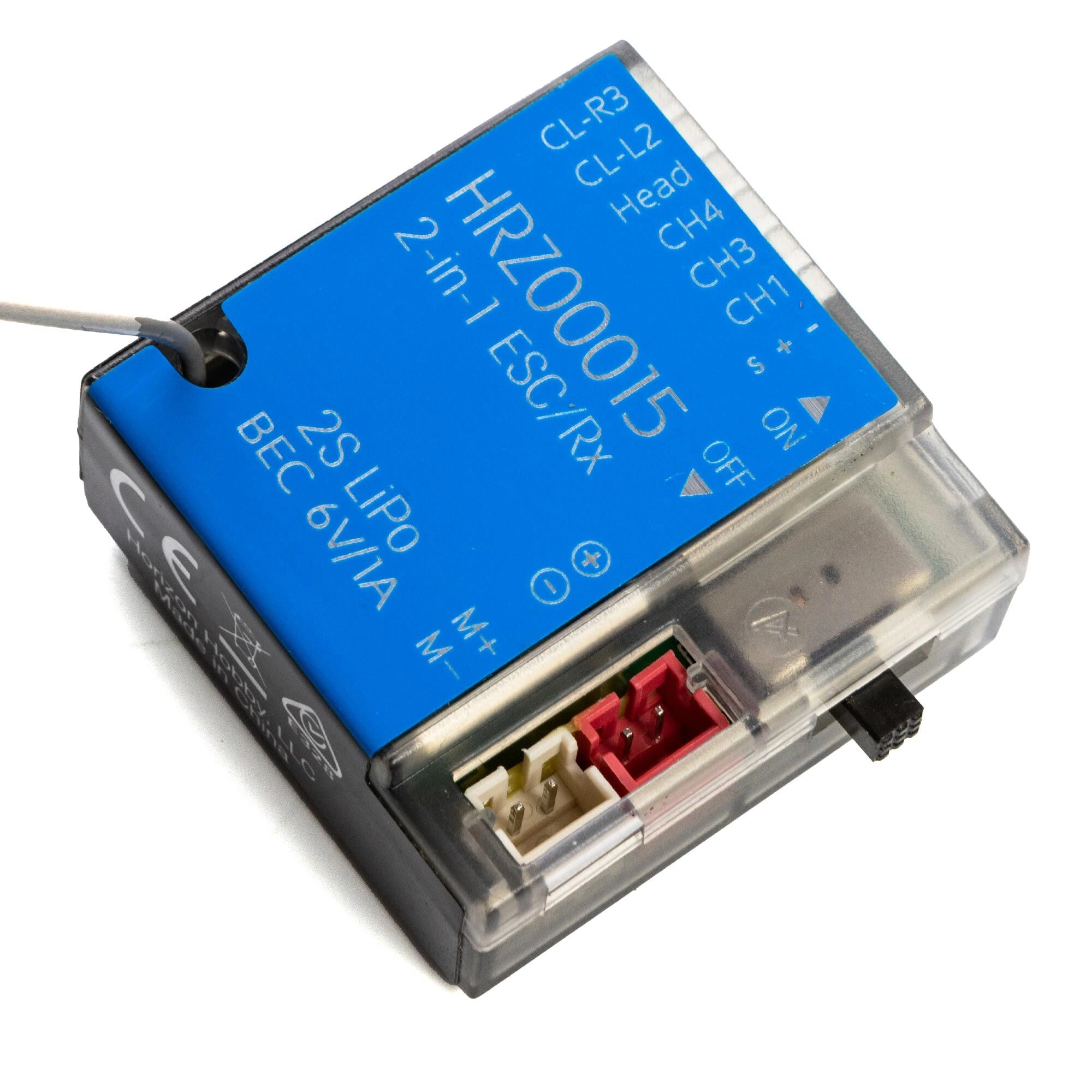 Tiny Terror Powerhouse 2in1 ESCReceiver Combo 2.4GHz EC2 Ready to Rumble in 1/24 Scale